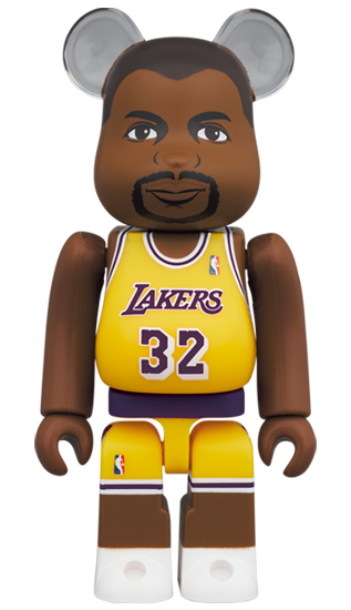 BE@RBRICK Magic Johnson [Los Angeles Lakers] (100%+400%)