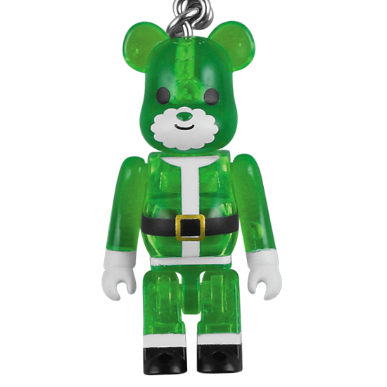 Bearbrick Merry Green Christmas 2008 - Clear Green (50%) - MyBearBrick.de