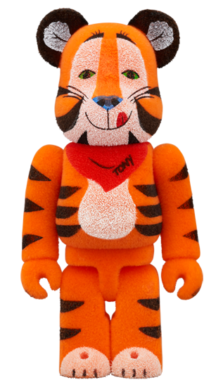 BE@RBRICK Tony le Tigre Vintage Flocky Version [Kellogg's Corn Frosties] (100 % + 400 %)