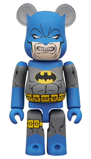 BE@RBRICK Batman (The Dark Knight Returns Blue Version) (100%+400%)