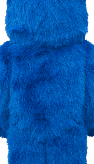 BE@RBRICK COOKIE MONSTER Costume Version 2.0 [Sesame Street] (400%)