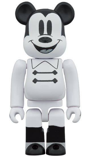 BE@RBRICK Nighttime Mickey (100%+400%)