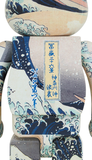 BE@RBRICK Katsushika Hokusai "The Great Wave off Kanagawa" (Kanagawa Oki Namura) (1000%)