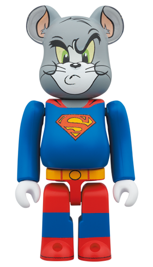 BE@RBRICK TOM AND JERRY as Superman (100%+400%)