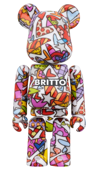 BE@RBRICK Romero Britto Coeur (100%+400%)