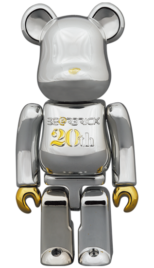 Modèle BE@RBRICK 20ème anniversaire (100%+400%)