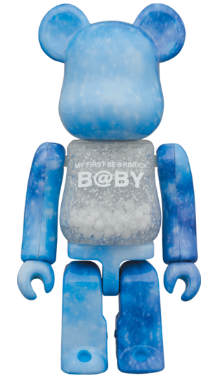 Mon premier BE@RBRICK B@by Crystal of Snow Version (100%+400%)