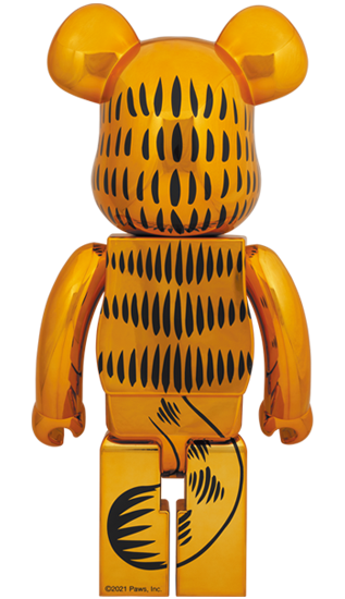 BE@RBRICK Garfield Gold Chrome Version (1000%)