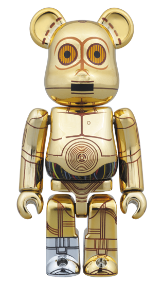 BE@RBRICK C-3PO &amp; R2-D2 (100%)