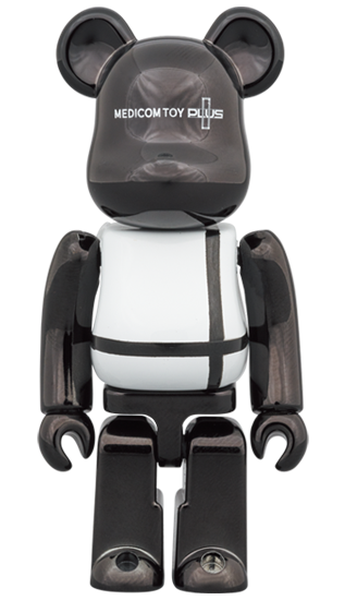 BE@RBRICK Medicom Toy Plus Black Chrome Version (100%+400%)