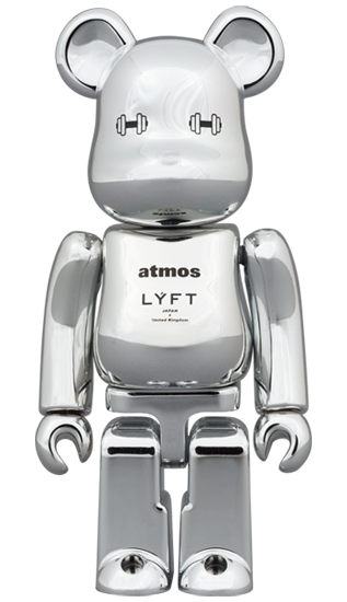 BE@RBRICK atmos × LÝFT (100%+400%)