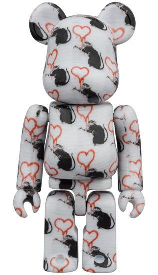 BE@RBRICK Rat d'amour (100%+400%)