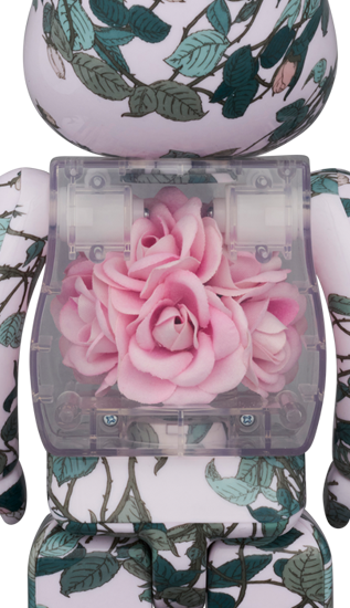 BE@RBRICK FLOR@ Pink Rose (400%)