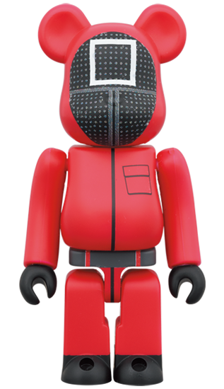 BE@RBRICK Squid Game Guard "Square" (100%+400%)