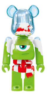 BE@RBRICK SP - Sulley Santa Version & Mike Christmas Version (100%+400%)