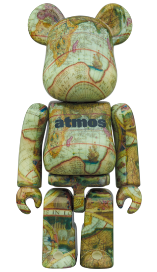 BE@RBRICK atmos CARTE ÂGÉE (100%+400%)