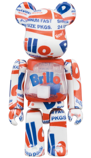 BE@RBRICK Andy Warhol "Brillo" 2022 (100%+400%)