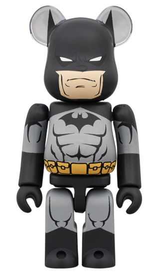 BE@RBRICK Batman™ (Batman : Chut) Version noire (100 %+400 %)