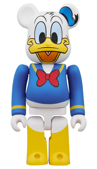 BE@RBRICK Donald Duck &amp; Dingo lot de 2 (100%)