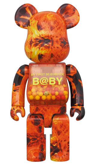 Ma première version BE@RBRICK B@by FLAME (100%+400%)