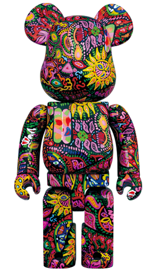 BE@RBRICK Psychedelic Paisley (100%+400%)