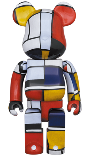 BE@RBRICK Piet Mondrian (100%+400%)