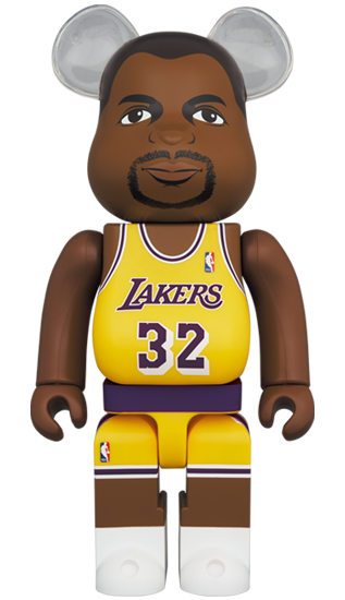 BE@RBRICK Magic Johnson [Los Angeles Lakers] (100%+400%)