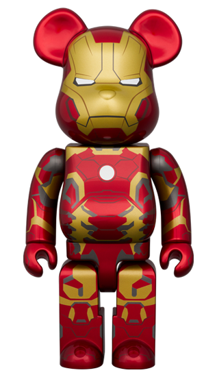 BE@RBRICK Iron Man Mark 43 (100%+400%)