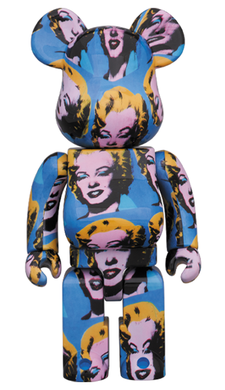 BE@RBRICK Marilyn Monroe d'Andy Warhol (100%+400%)