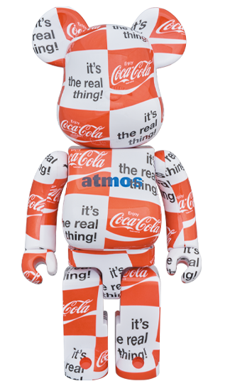 BE@RBRICK atmos × Coca-Cola CHECKERBOARD (100%+400%)