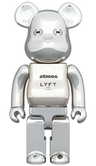 BE@RBRICK atmos × LÝFT (100%+400%)