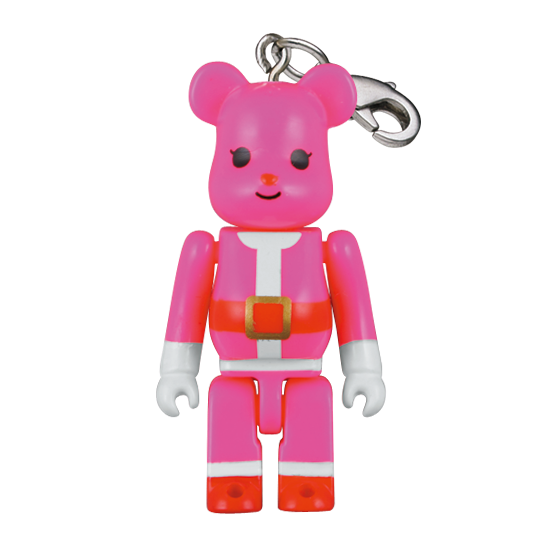 Bearbrick Merry Green Christmas 2009 - Pink (50%) - MyBearBrick.de