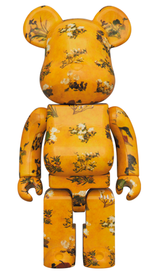 BE@RBRICK Ito Jakuchu "Sanctuaire des Cent Fleurs Fusuma Kotohira-gu" (100 %+400 %)