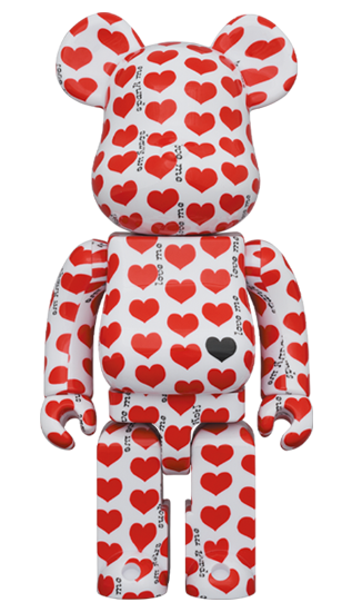 BE@RBRICK Amplifier® Coeur Blanc (100%+400%)