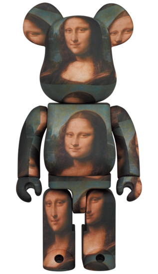 BE@RBRICK Leonardo da Vinci "Mona Lisa" (100%+400%)