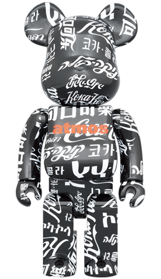 BE@RBRICK Coca-Cola × atmos Type-6 (100 %+400 %)