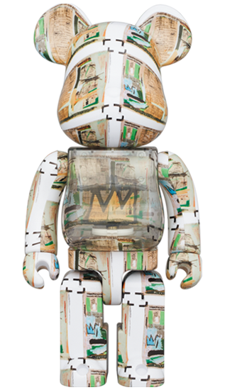 BE@RBRICK Jean-Michel Basquiat "King Pleasure" (100%+400%)