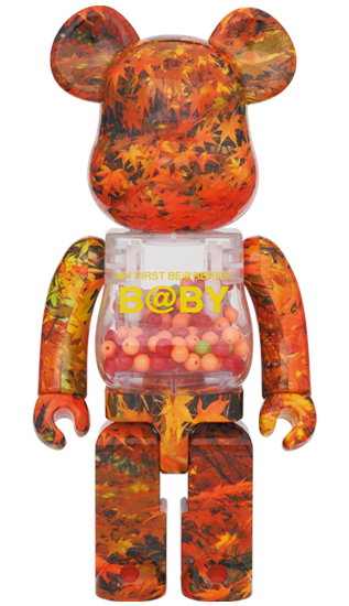 My First BE@RBRICK B@by Autumn Leaves Version (100%+400%)