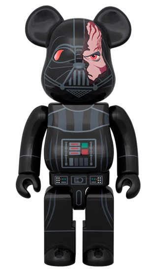 BE@RBRICK Darth Vader™ Damage Version (Obi-Wan Kenobi Version) (100%+400%)