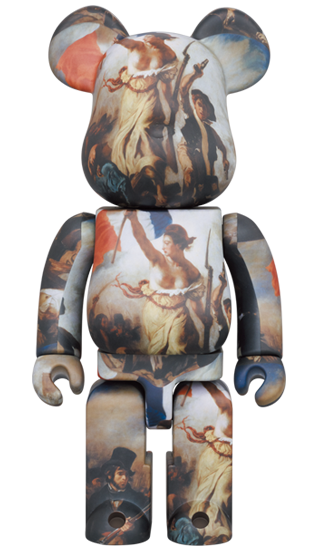 BE@RBRICK Eugène Delacroix "Liberty Leading The People" (100%+400%)