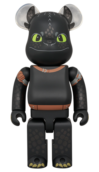 BE@RBRICK Toothless [Dragons] (100%+400%)