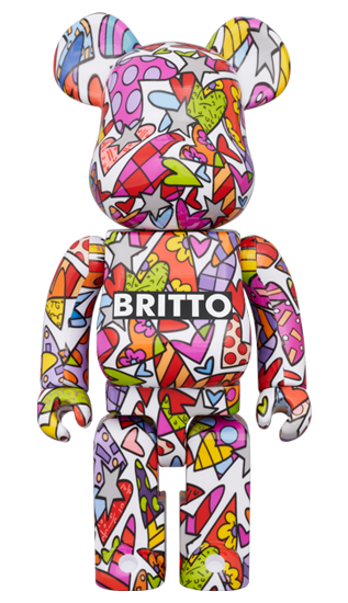 BE@RBRICK Romero Britto Coeur (100%+400%)