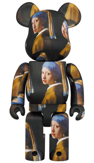 BE@RBRICK Johannes Vermeer "La Fille à la perle" (100%+400%)