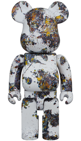 BE@RBRICK Jackson Pollock Studio "Splash" (100%+400%)