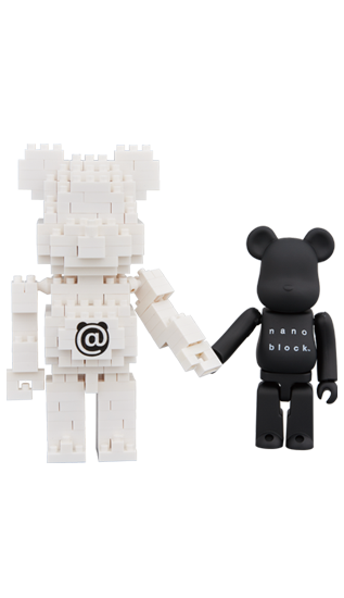 BE@RBRICK × nanoblock 2-Pack Ensemble B (100%)