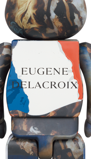 BE@RBRICK Eugène Delacroix "La Liberté guidant le peuple" (100%+400%)