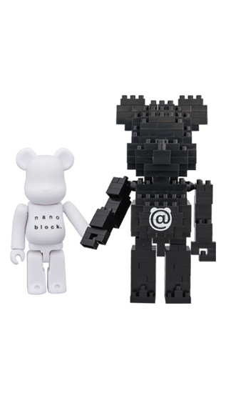 BE@RBRICK × nanoblock 2-Pack Ensemble A (100%)