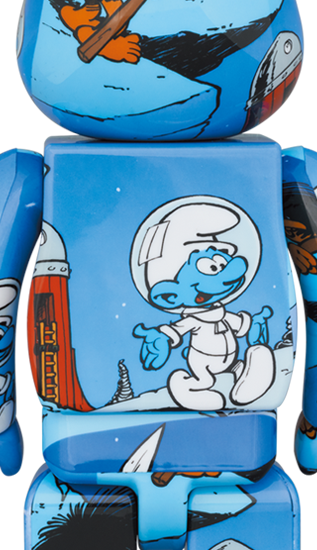 BE@RBRICK The Smurfs "The Astrosmurf" (100%+400%)