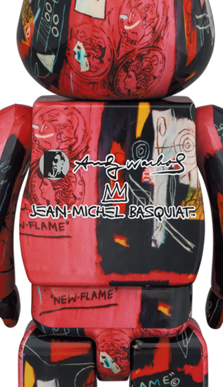 BE@RBRICK Andy Warhol × Jean-Michel Basquiat #1 (100%+400%)