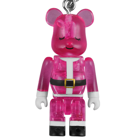 Bearbrick Merry Green Christmas 2008 - Clear Pink (50%) - MyBearBrick.de